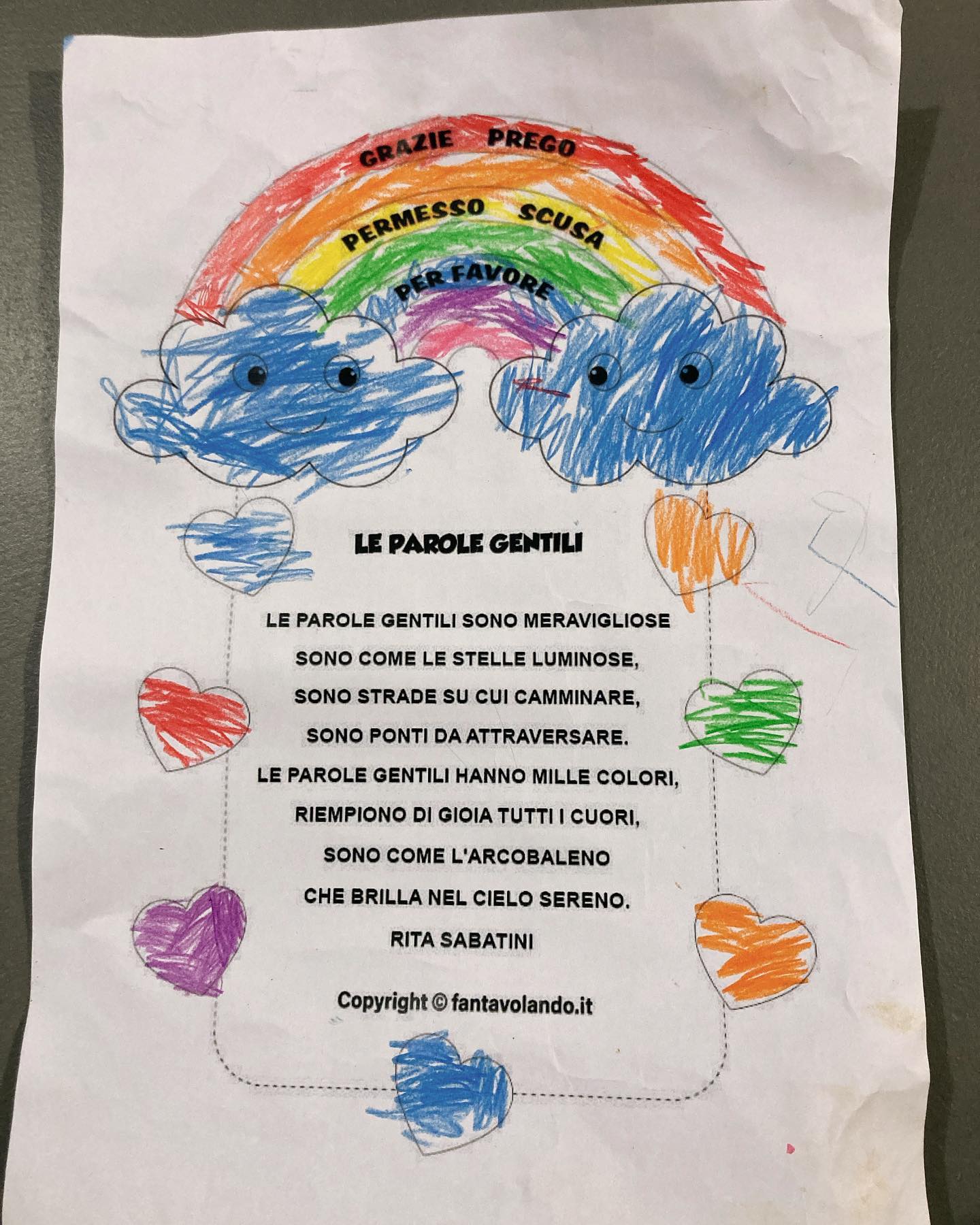 I bimbi lo sanno.. ❤️#giornatadellagentilezza #bambini #parolegentili